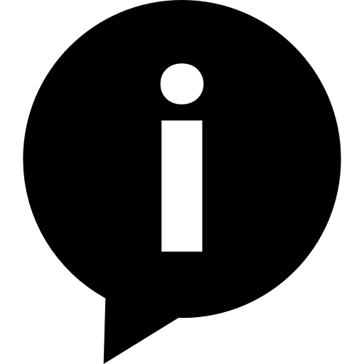 Information bubble icon